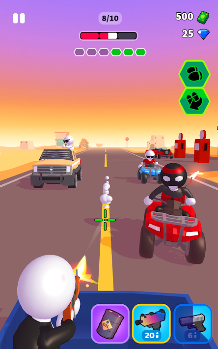 Rage Road - Car Shooting Game mod apk for android