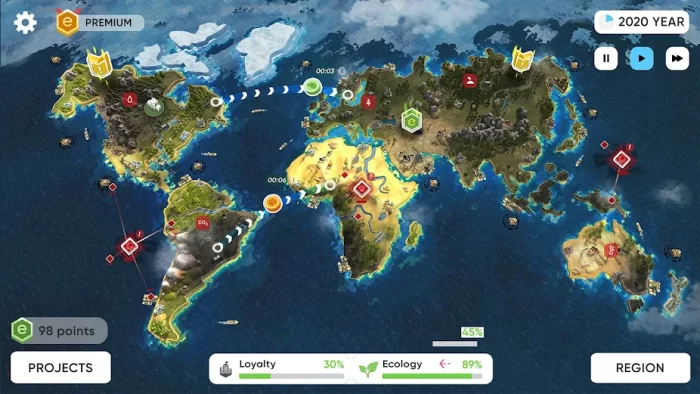 ECO inc. Save the Earth Strategy game APK Mod